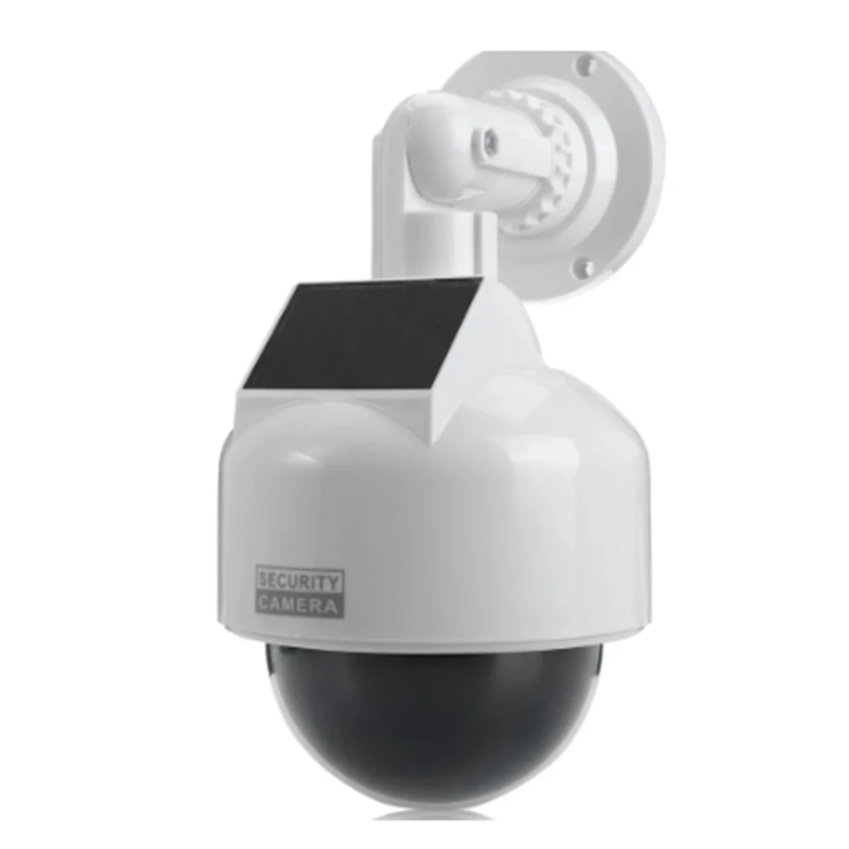 ABAN Simulation Security Camera with Flashing LED Light 360° Rotation Dummy CCTV Dome Indoor/Outdoor Monitor Powered