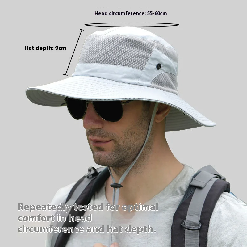 التجفيف السريع صياد قبعات النساء الرجال في الهواء الطلق الشمس المضادة للأشعة فوق البنفسجية حماية قبعات بنما مقاوم للماء التخييم طوي بوب دلو قبعات الشمس #4