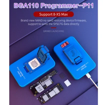 JC P11F P11 Phone NAND BGA110 Programmer for iPhone 8 8P X XR XS MAX NAND Flash for iphone NAND Underlying Data Read Write Tools