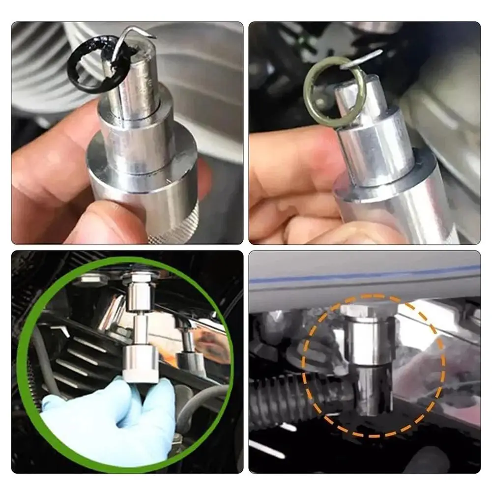 

1Set MC400 Fuel Tool Fuel Check Valve Rebuild Kit For 2001-2014 EFI Harley Steel Q0F5