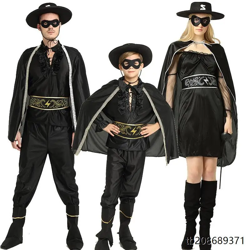 Disfraz de loween para Parejas, Actuación Infantil, Fiesta de Baile, Espectáculo de Maquillaje, Traje de Zorro, Ropa Tradi...
