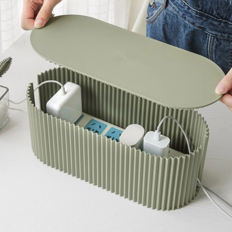 

Большая коробка для хранения штепсельной вилки, коробка для хранения кабеля, Женский Органайзер, коробка для розетки, беспроводная детская Скоба для домашнего хозяйства