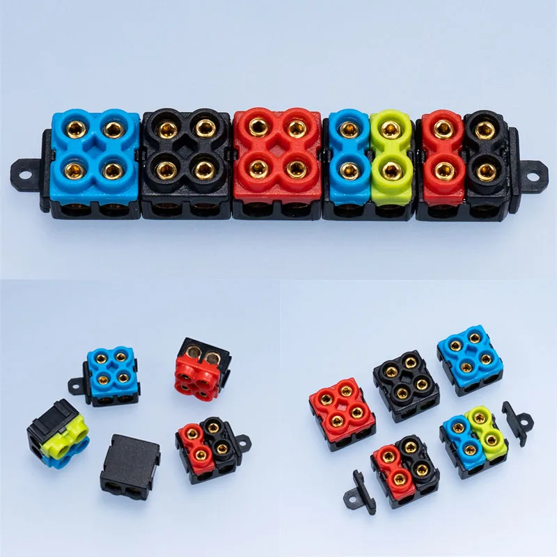 

Remote Control ESC Junction Box Splitter Parallel Cable for 1/14 Tamiya Truck Trailer Dump Truck Scania 770s Actros Volvo MAN