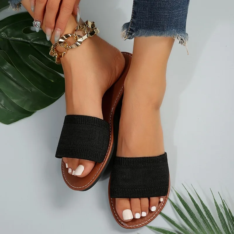 Women Summer Sandals Comfy Platform Flat Shoes Sole Ladies Casual Soft Big Toe Foot Sandal Orthopedic Bunion Corrector Slippers