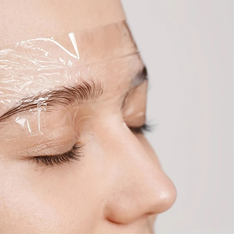 1 لفة Microblading الوشم البلاستيك الشفاف التفاف فيلم حافظة ل تجميل دائم الوشم الحاجب الوشم الملحقات