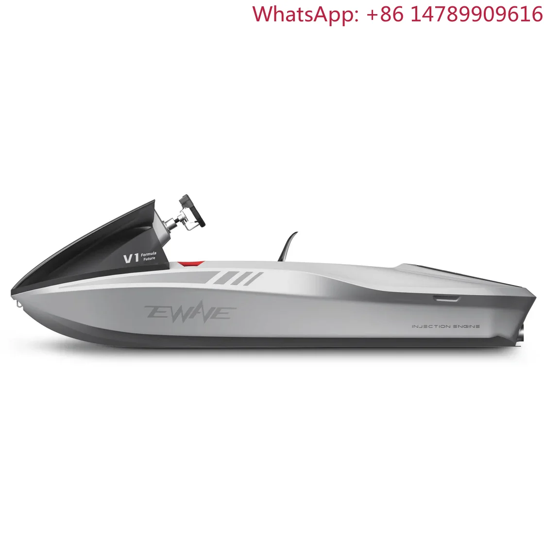 Mini-Jet-Boat Sportivo EWAVE a 2 Posti per Aree Sceniche e Parchi Tematici, con Motore al Litio da 24KW, per Giochi d'Acqua e Go-Kart Acquatico