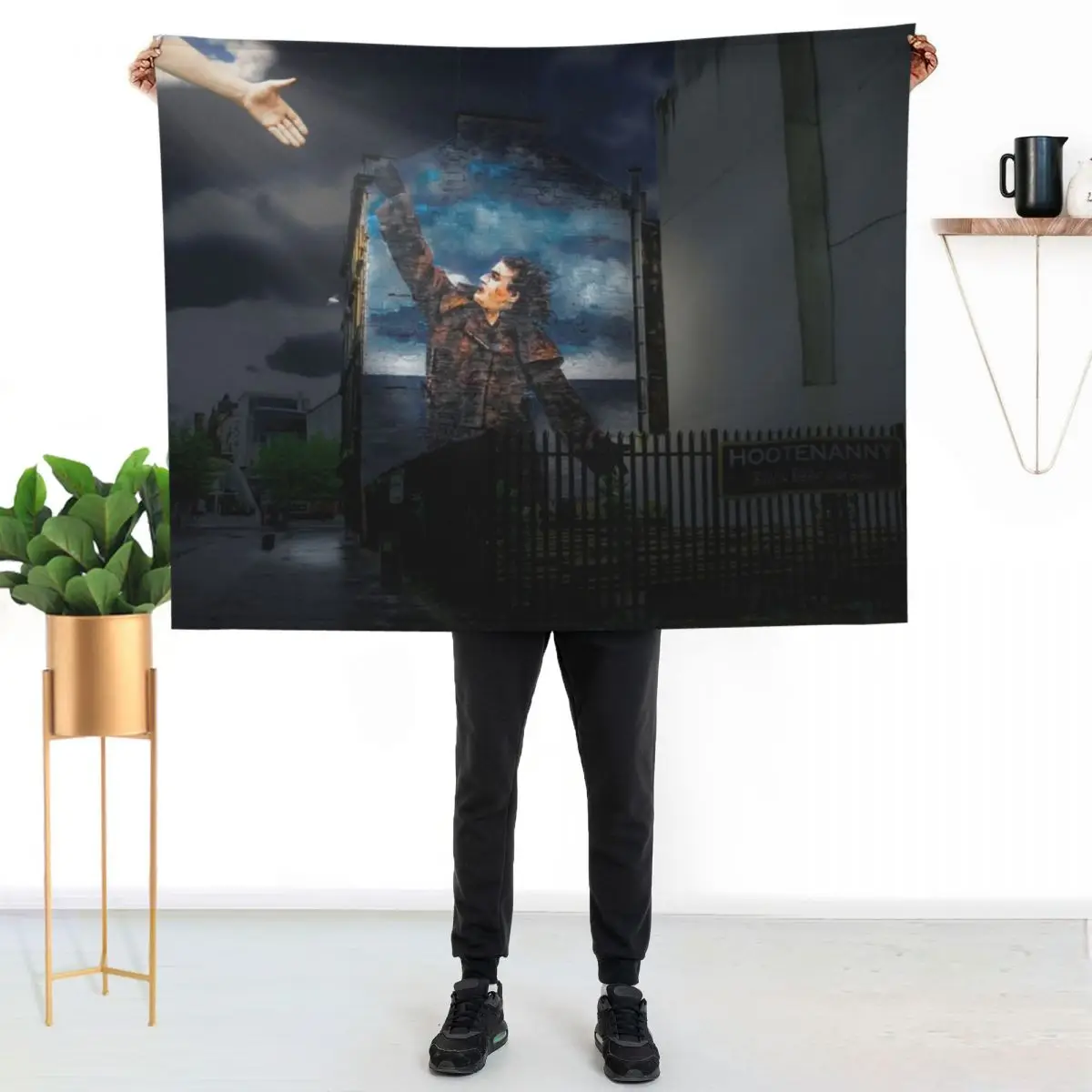 For Fans of Billy Connolly The Big Yin Original Art Throw Blanket Soft Big heavy to sleep Beach Plush Flannel Blankets