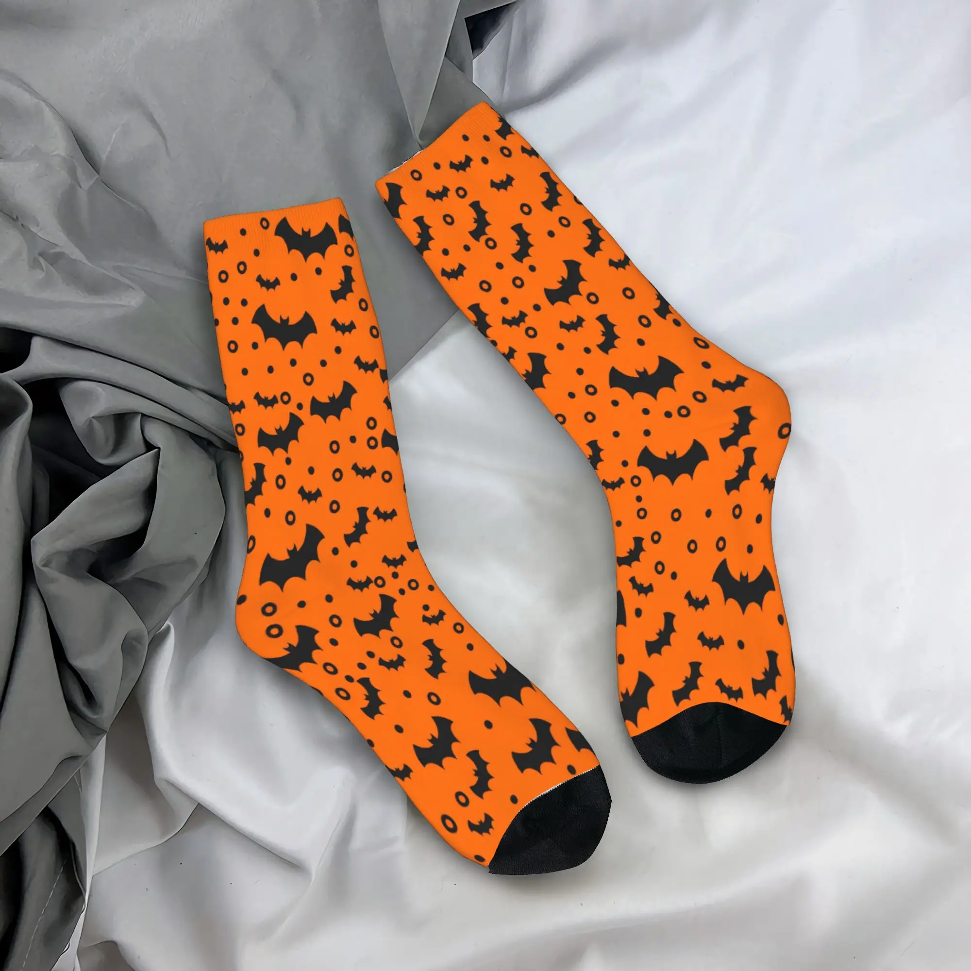 Halloween Ghost Pumpkin Spooky Trick Or Treat Witch Socks Merch For Men Women  Sports Socks Super Soft Birthday Present