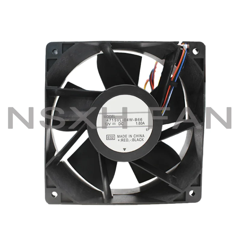 NEW 4715VL-04W-B66 12038 DC12V Bearing Cooling Fan