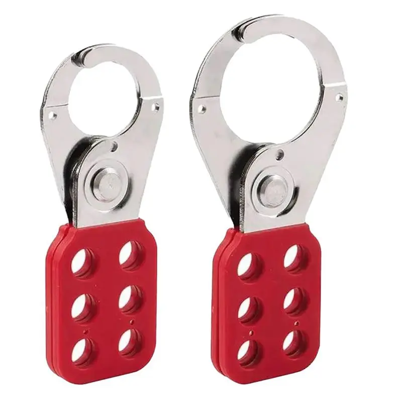 B97A-6 Set Lockout Tagout Hasp Set - Lock Out Tag Out Hasp Loto Hasp Padlock Holder Camlock Hasp Safety Lock Out