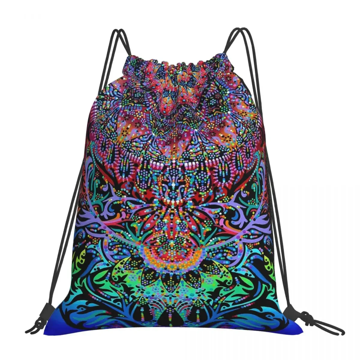 

Mandala Energy Backpacks Multi-function Portable Drawstring Bags Drawstring Bundle Pocket Sundries Bag BookBag For Travel School