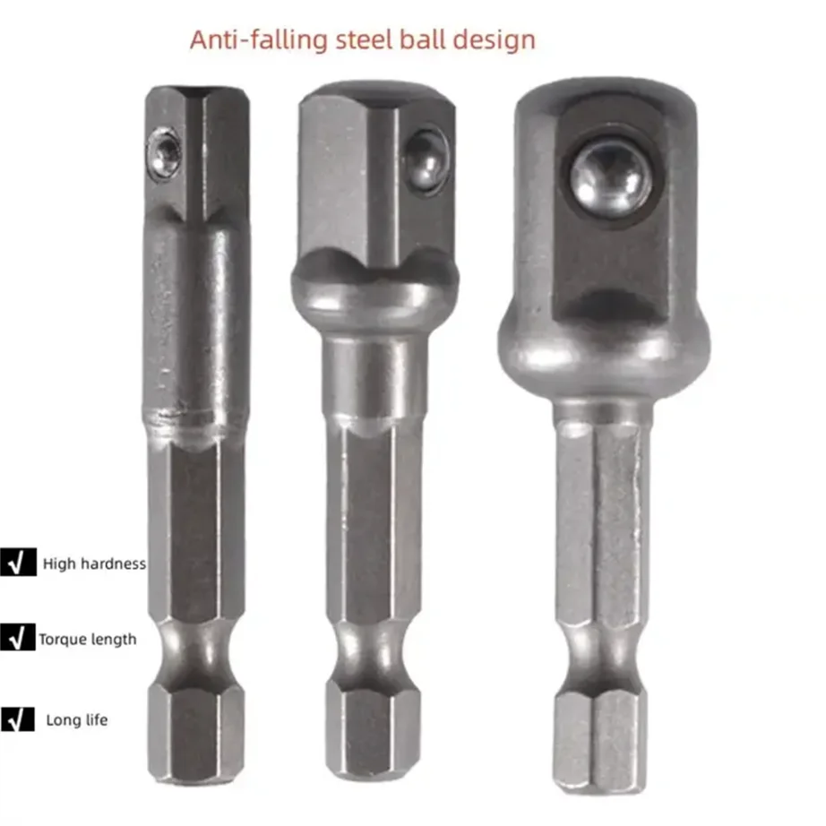 الكروم الفاناديوم الصلب محول القابس مجموعة عرافة عرقوب مربع رئيس مثقاب الخشب 1/4 "3/8" 1/2 "تمديد لقمة ثقب بار مجموعة أدوات كهربائية