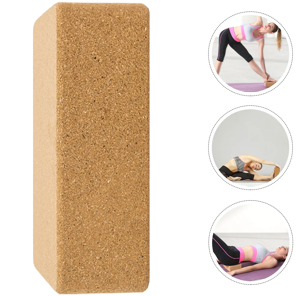 Cork Yoga Block Training Equipment Blocks Dancing Brick Dance for Dancers Used Supply