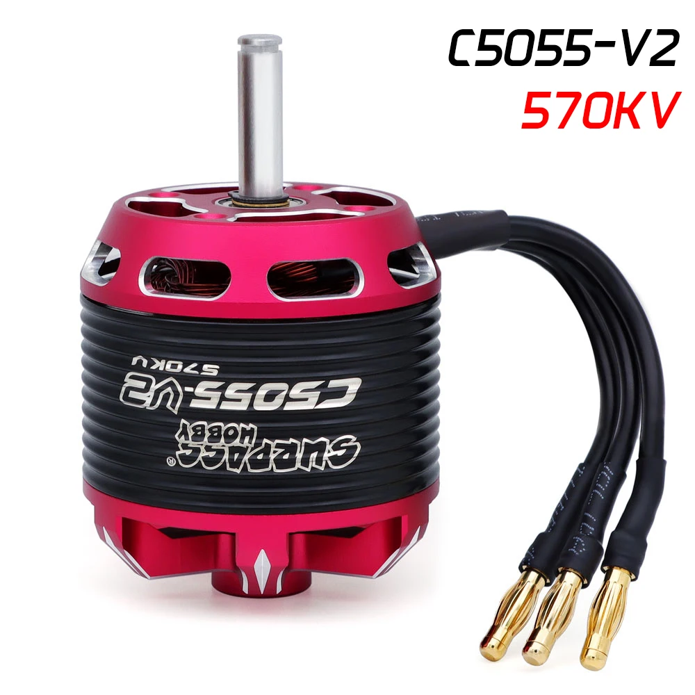 OVERTREFFEN HOBBY RC Borstelloze Motor Outrunner C28/C35/C42/C50 Serie Flier V2 14 Polen CNC voor Alle Vaste Vleugelvliegtuigen Model