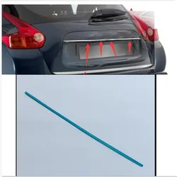 For  Nissan JUKE 2011-2020 Tail Gate Cover Trim  Chrome Rear Trunk Door Handle Edge Molding Tailgate Strip stainless steel