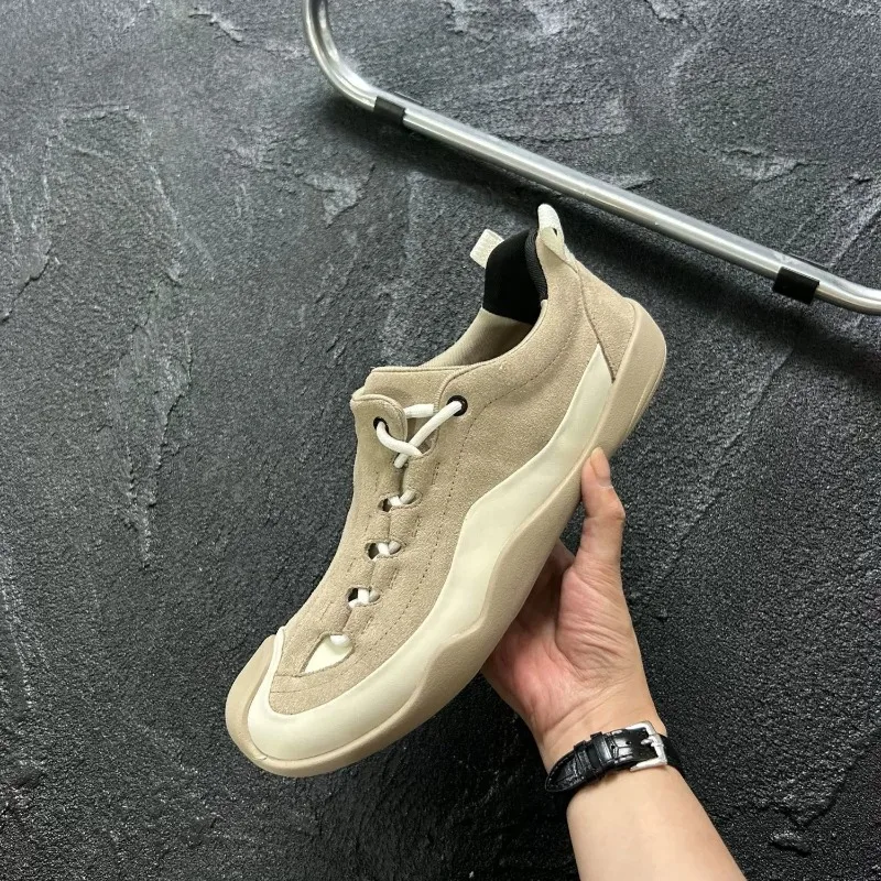 

Designer Luxury Casual Training Shoes Men's Fashion Commuting Handmade Sports Hiking Flat Board Shoes Male Outdoor Sneakers