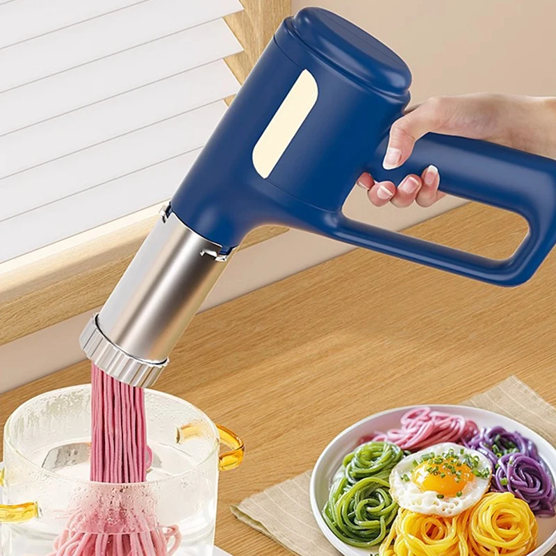 New Professional Wireless Electric Household Stainless Steel 60W Pasta Machine Noodle Maker