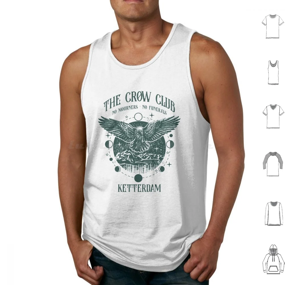 Copy Of Vintage Ketterdam Crow Club Six Of Crows Kaz Brekker , Inej Ghafa Tank Tops Vest Sleeveless Book Lover Book Aesthetic