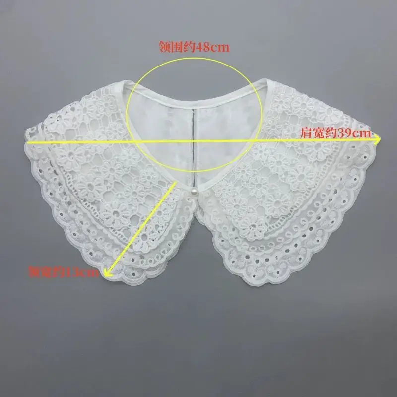 Large Size Three-layer Fake Collar, Children's Age Reduction Doll Collar, Versatile Lace Collar, Decorative Collar, Korean
