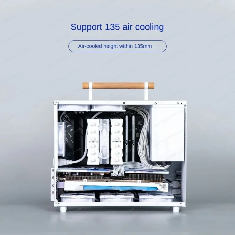 Aluminum Alloy Portable A4 Mini PC Case P80 K88 C2 Water-Cooled High Power mATX/ITX Chassis
