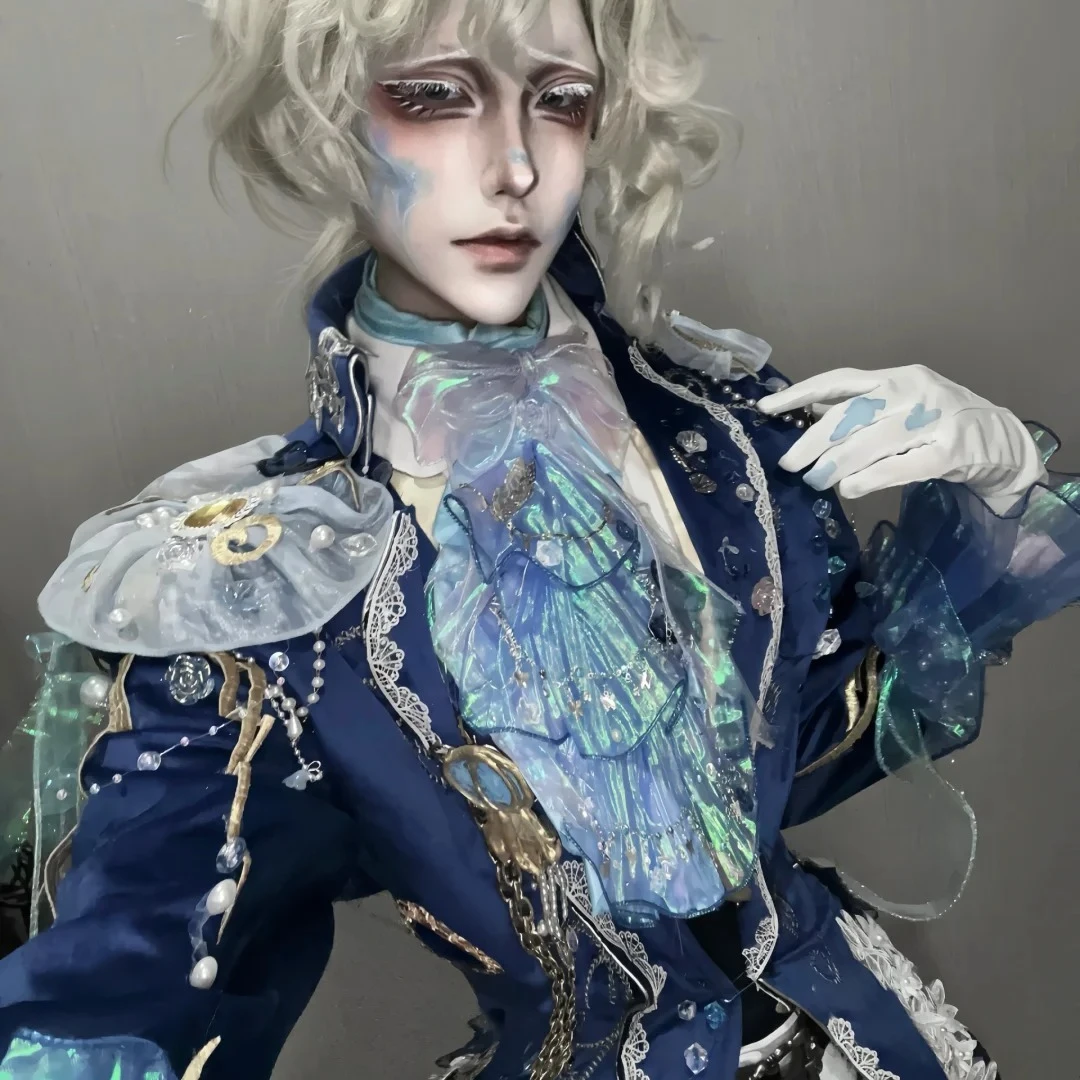 لعبة الهوية الخامس فريدريك كريبورغ تأثيري حلي مجموعة الملحن كوس شبح الشراع جديد الجلد تأثيري الملابس مجموعة الرجال الكبار الملابس