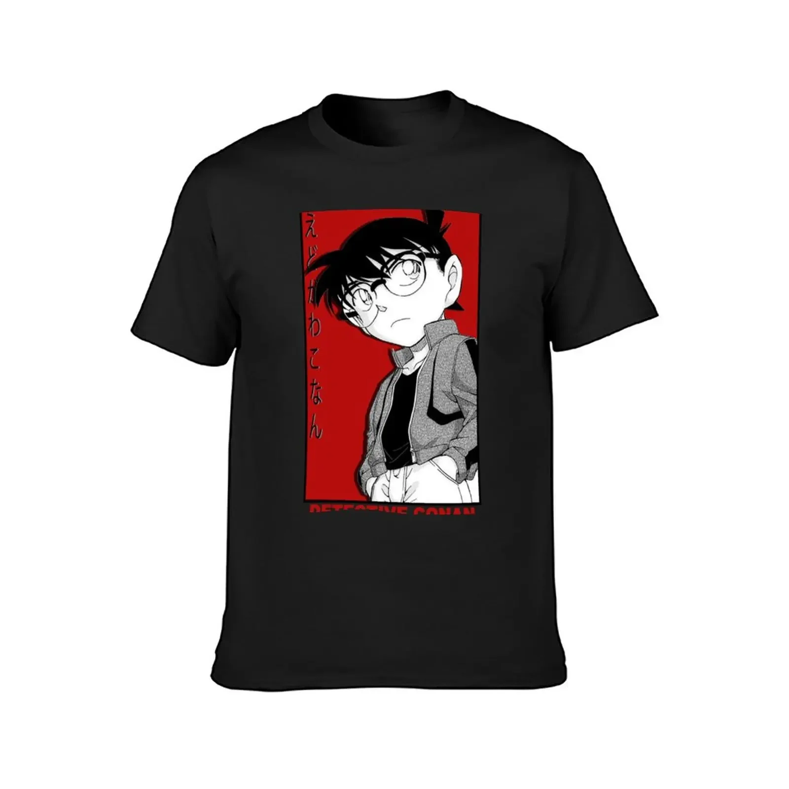 CONAN EDOGAWA DETECTIVE CONAN T-Shirt oversized t shirt vintage clothes boys whites baggy shirts mens t shirt graphic