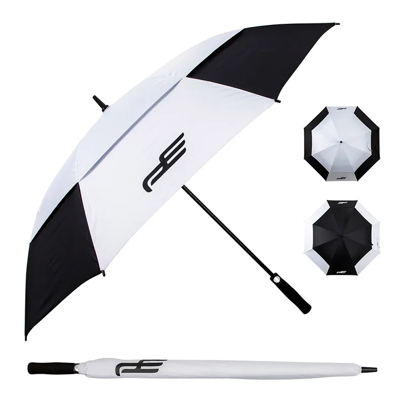 Playeagle Large Long Handle Umbrella Double Layer Windproof Rainforced Golf Family Outdoor Travel Auto Umbrellas Fishing Camp