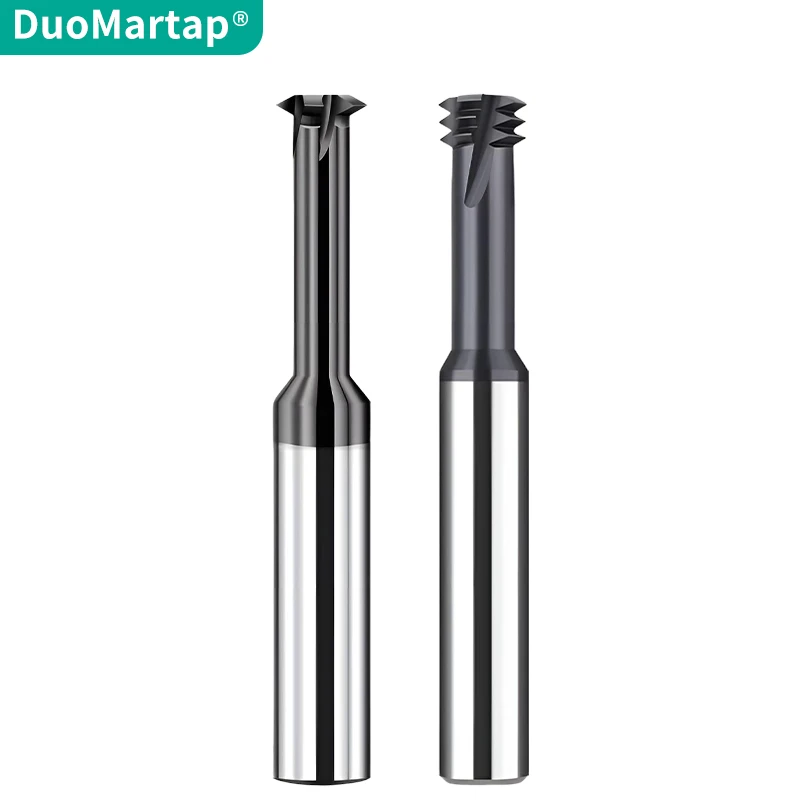 DUOMartap Single Tooth Thread Mill M1.6-M24 CNC Solid Carbide Cutter High Hardness ISO Standard