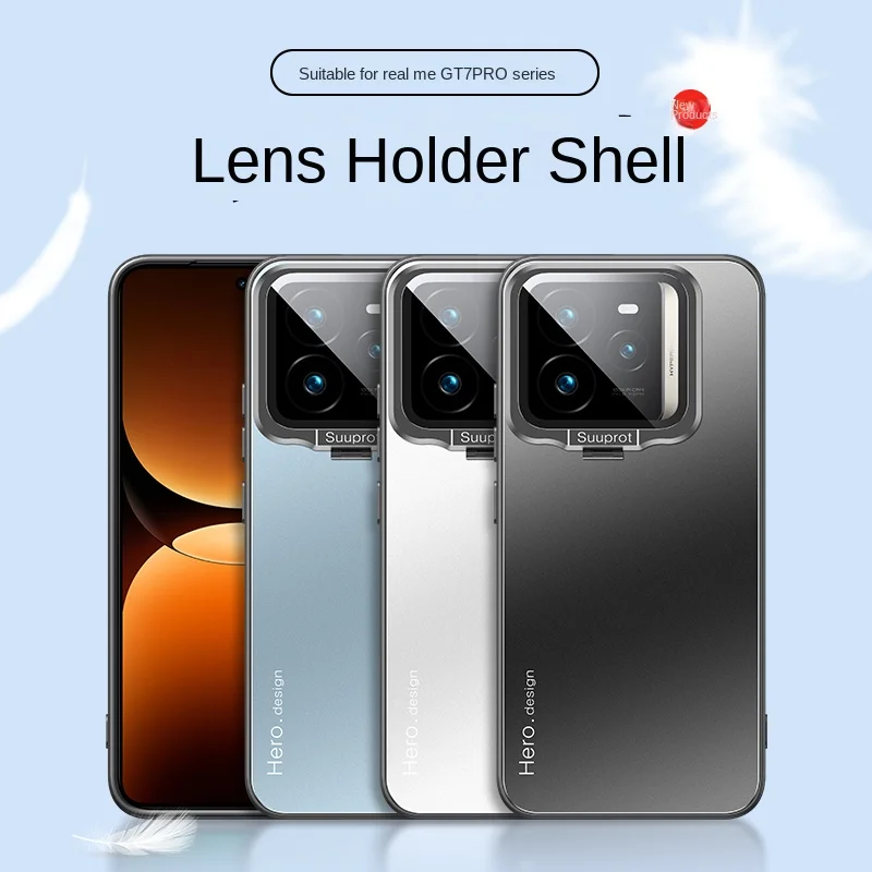 For Realme GT 7 Pro Lens protector with holder phone case