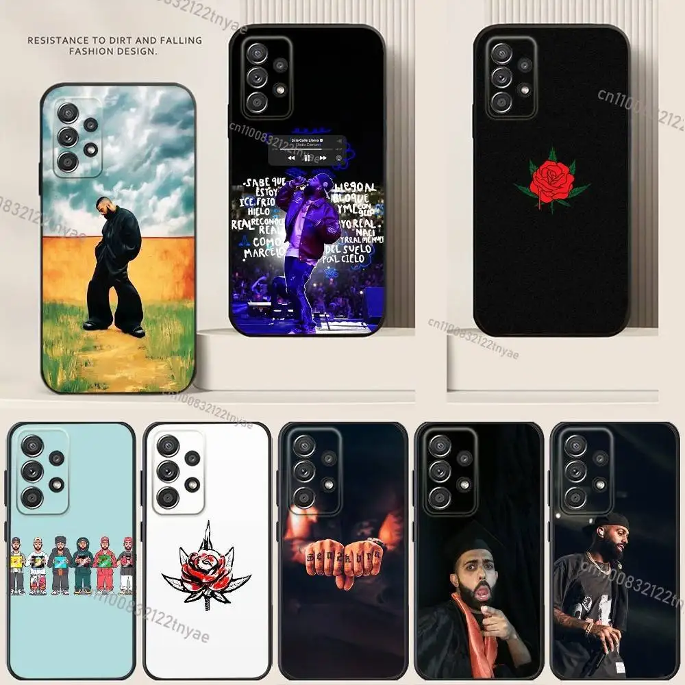 

Black Phone Case For Samsung S24,21,22,23,30,Ultra,20,Plus,Note,10,9,E-Eladio Carrion DON KBRN soft silicone case TPU
