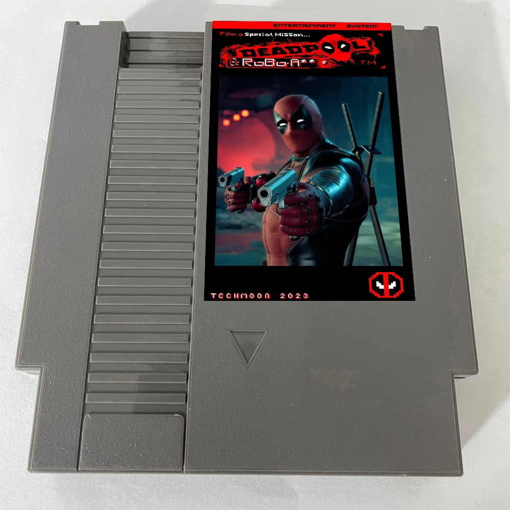 DeadP Special Mission NES Rom Hack - خرطوشة ألعاب فيديو 8 بت 72 دبابيس لوحدة تحكم ألعاب NES الأصلية - ENG
