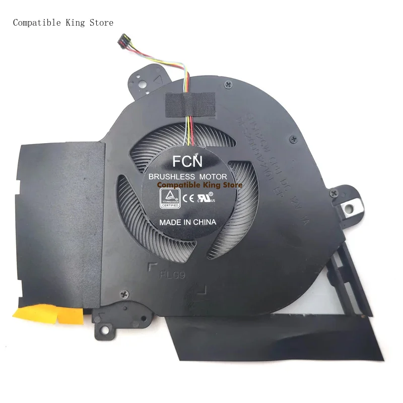 d+New For Asus ROG Zephyrus GX502 GX502GV GX502GV-PB74 GX502GW GX502GW-XB76 Series Laptop CPU GPU Fan 12V 1A One Pair
