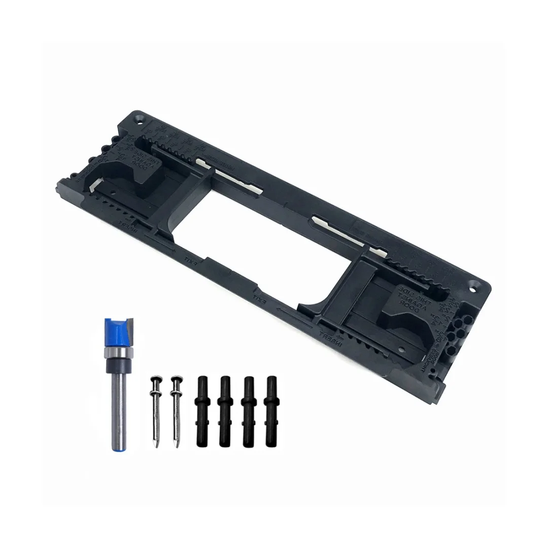 Door Hinge Router Template Kit | Complete Mortise Jig