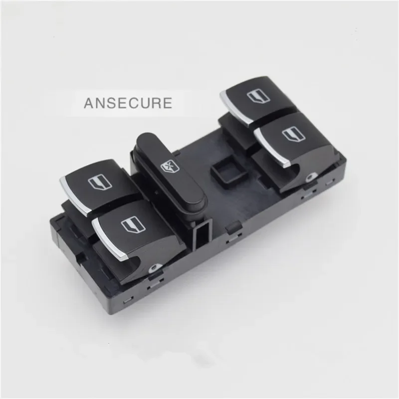 chrome Driver Side Master Window Switch For VW Jetta Golf GTI MK5 MK6 Passat B6 Tiguan  1K4959857A  5K4959 857