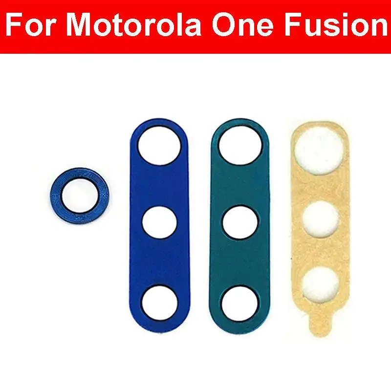 

Rear Main Camera Glass Lens With Adhesive Sticker For Motorola Moto One Fusion Camera Glass Lens With Glue Replacement Parts