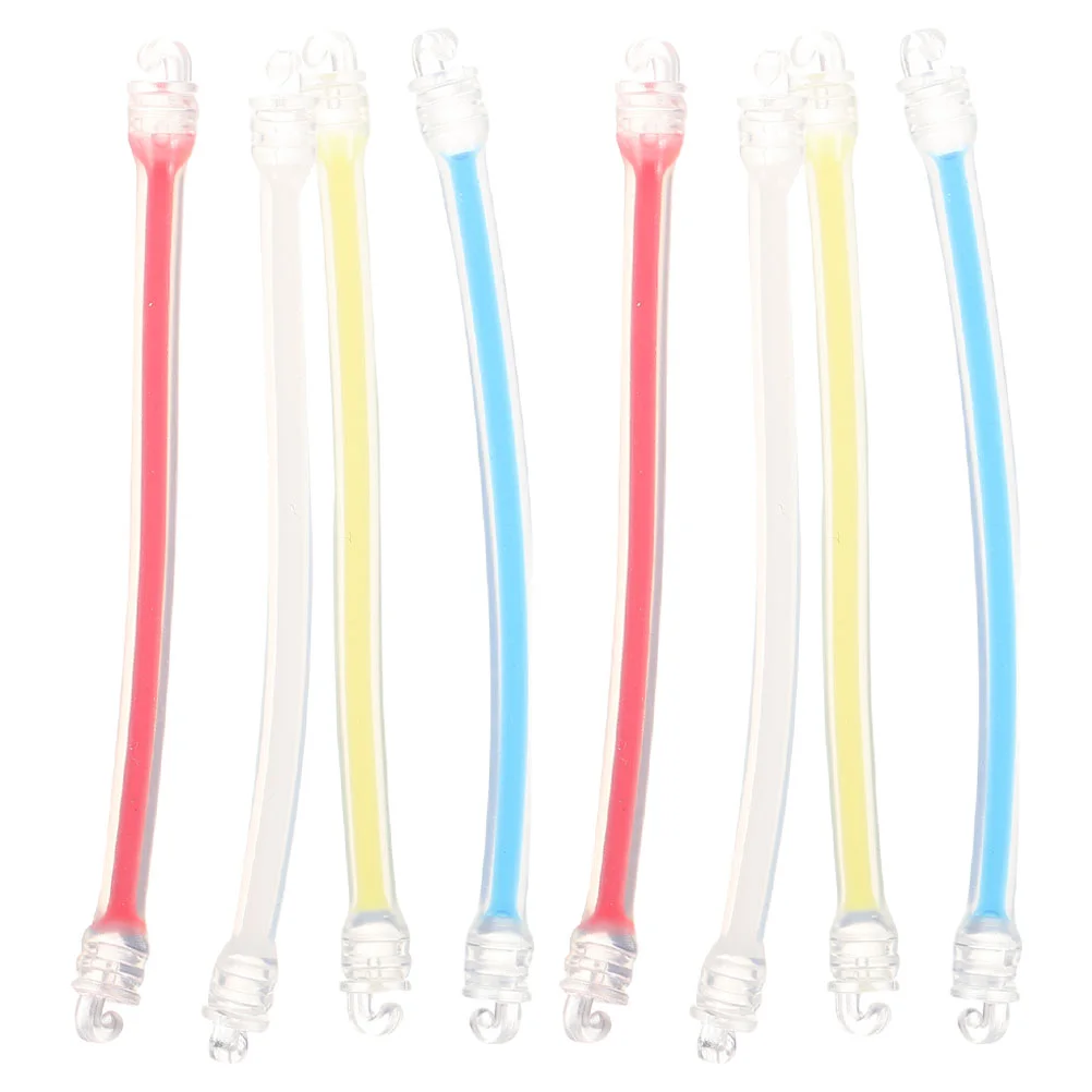 8 Pcs Tennis Racket Dampener Silica Gel Shock Absorber Balls External Grip Tennis Accessories Lightweight