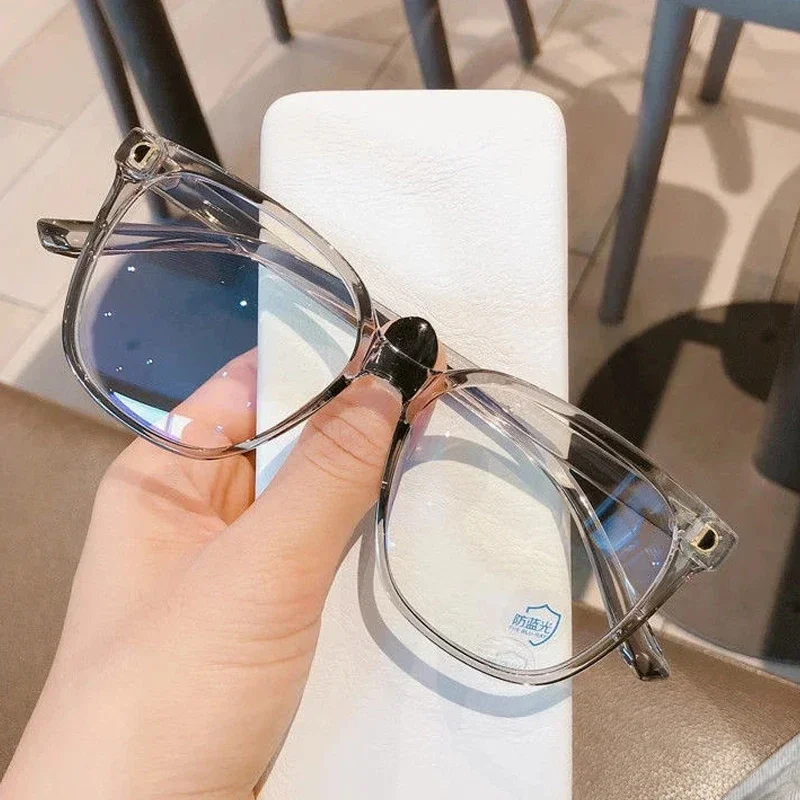 Big Sizes Finished Myopia Glasses Trendy Anti-reflective Optical Computer Minus Eyewear Unisex Nearsighted Diopter 0 To -6.0