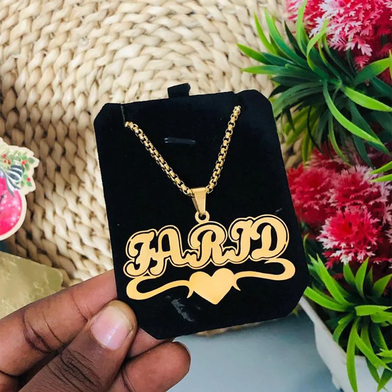 Maßgeschneiderte große Anhänger-Halskette, überhebliche dicke kubanische Kette, Hip-Hop-Personalisierung, Namenskette, Modeschmuck