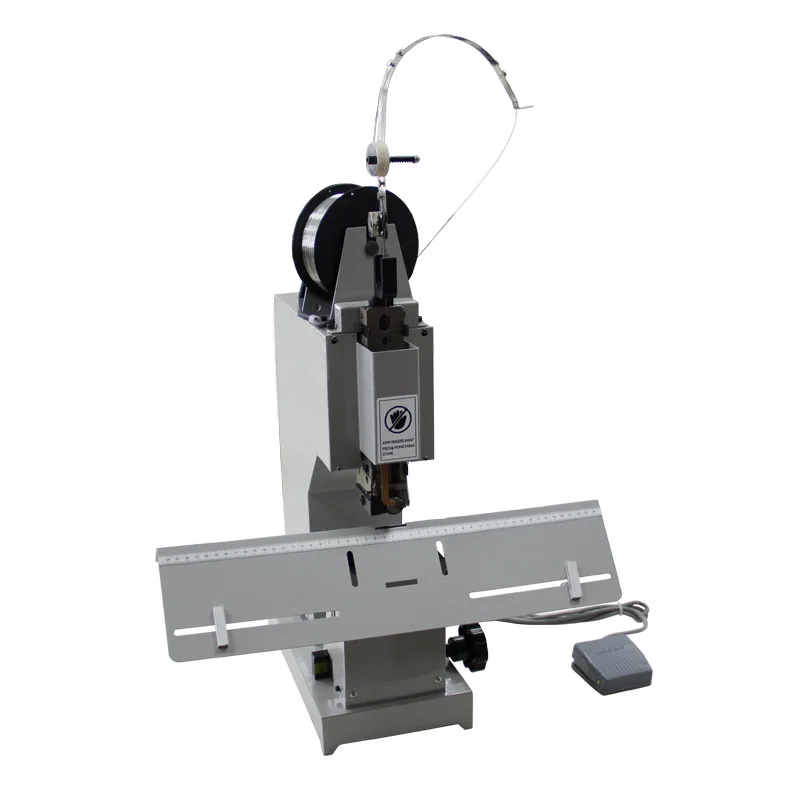 Automatic Electric Flat Saddle Binding Machine Booklet Staler With M2000 Staple Head for Printing Shop Factory