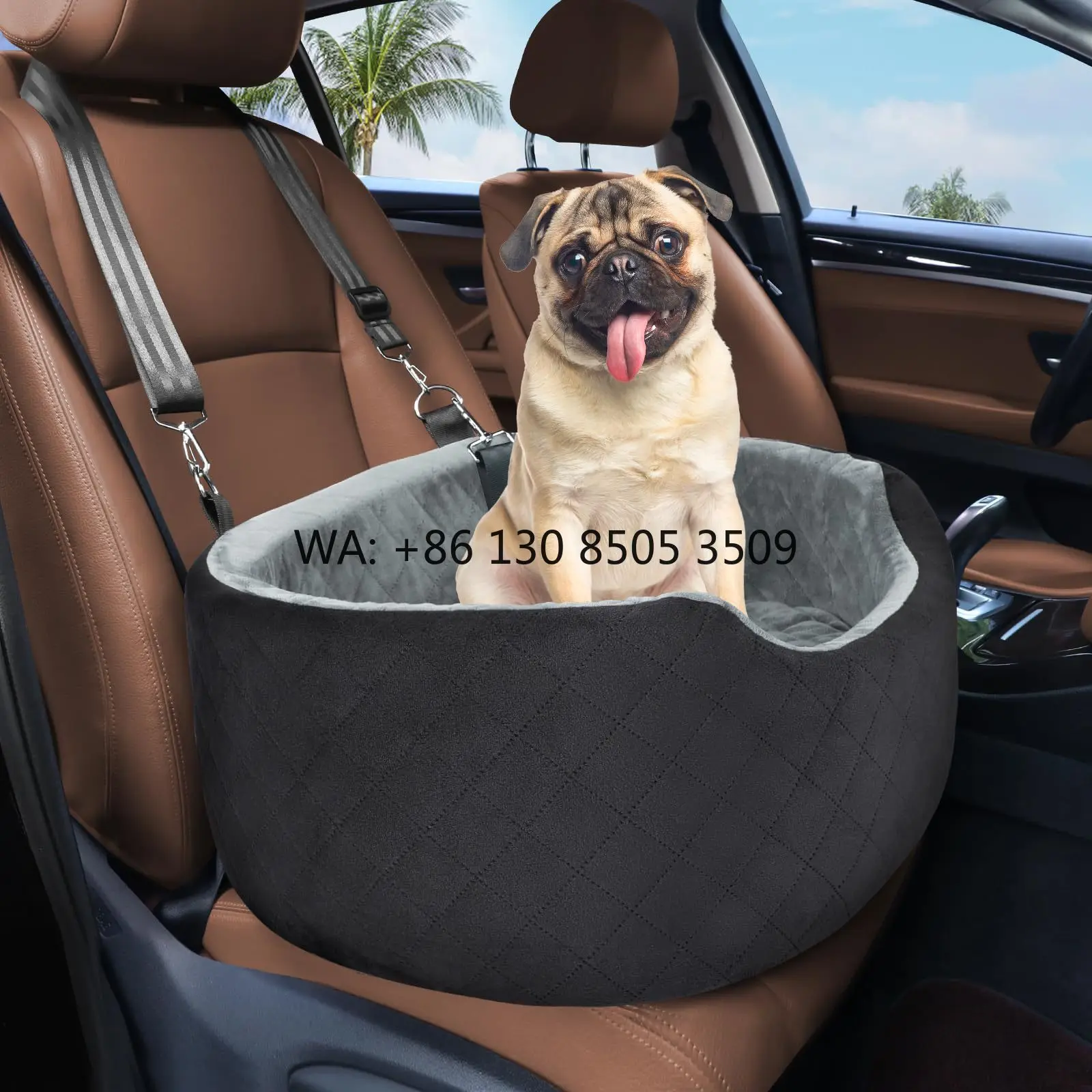 

New Arrival Memory Foam Booster Dog Car Seat for Small Dog Manufacturer