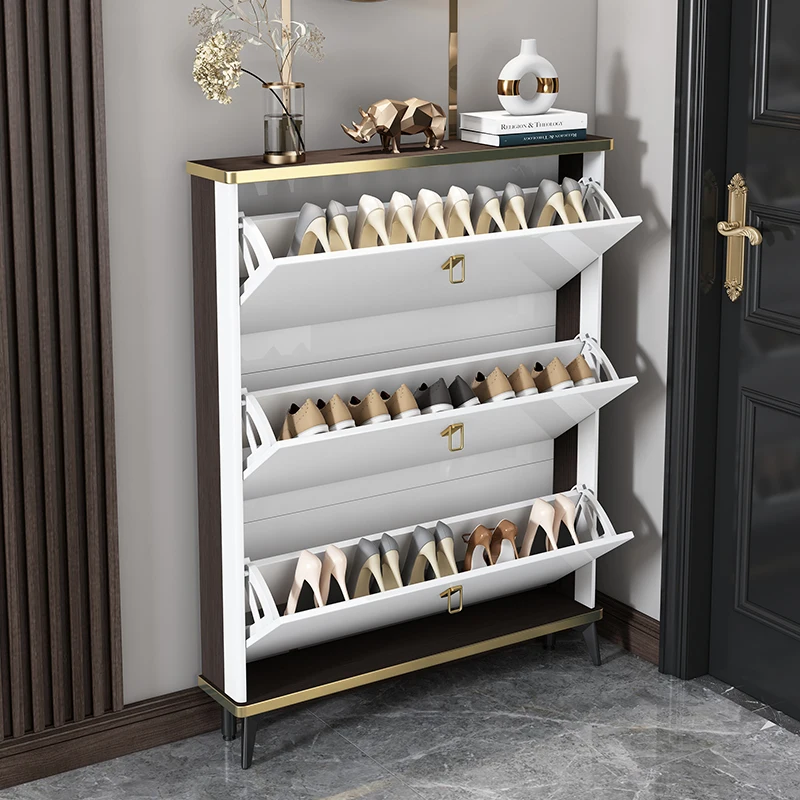 Organizer Auvents Shoes Storage Display Show Hallway Modern Shoe Cabinet Mobile Shelf Meubles Chaussures Salon Furniture