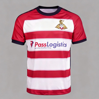 25-26 Doncaster Rovers FC Home and Away Footbool Jersey T-shirt 3D Printed Comfortbale T-shirt Same for Adults and Children