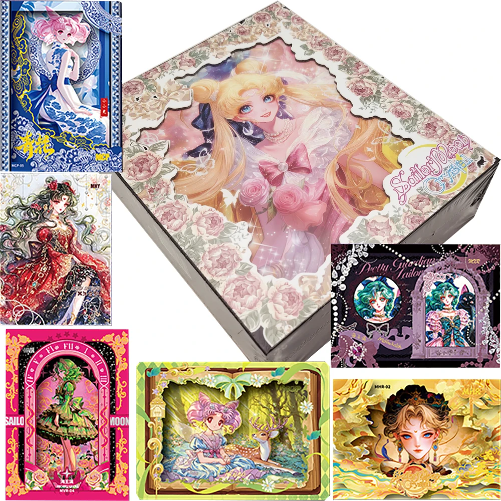 

Sailor Moon Collection Cards Charming Magical Girl Tsukino Usagi Kino Makoto Limited Character Card Fun Gifts Family Table Toys