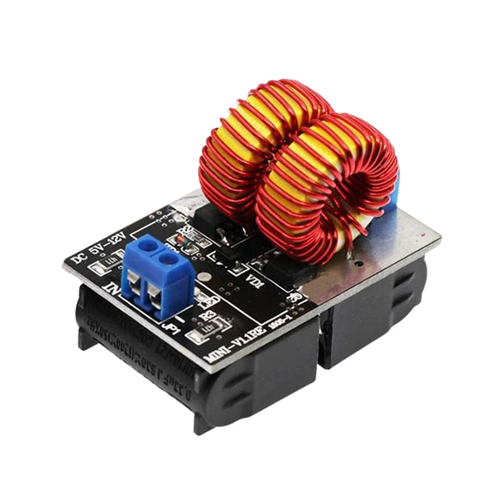 120W Mini ZVS Heating Machine DC 5-12.0V Input Voltage Induction Heater High Frequency Power Supply Module