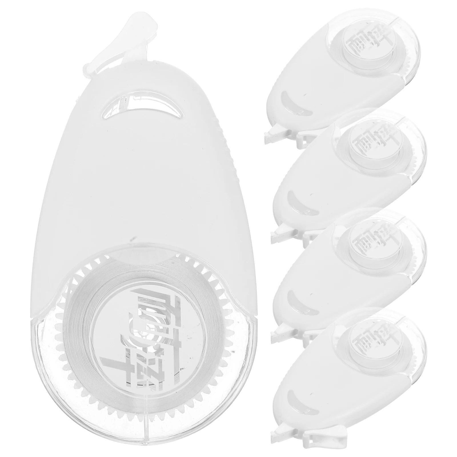 

5pcs Correction Tape Roller Portable White Applicator For Students Office Home School Instant Supplies Quiet Fliptop