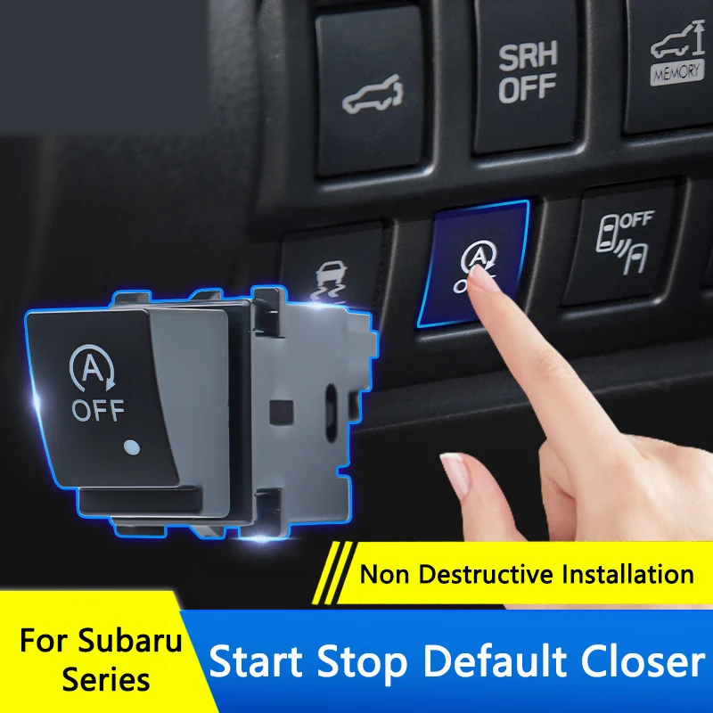 QHCP Car Automatic Start Stop Eliminator Engine System Disable Device Upgraded For Subaru Forester 16-22 XV 18-22 Outback Legacy