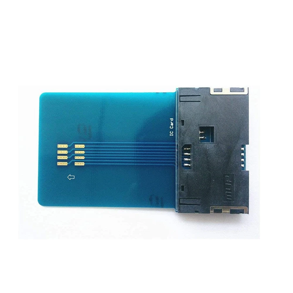 محول بطاقة SIM 4 في 1 إلى تمديد بطاقة IC للبطاقة الذكية لبطاقة SIM الصغيرة القياسية ومجموعة محول بطاقة نانو سيم