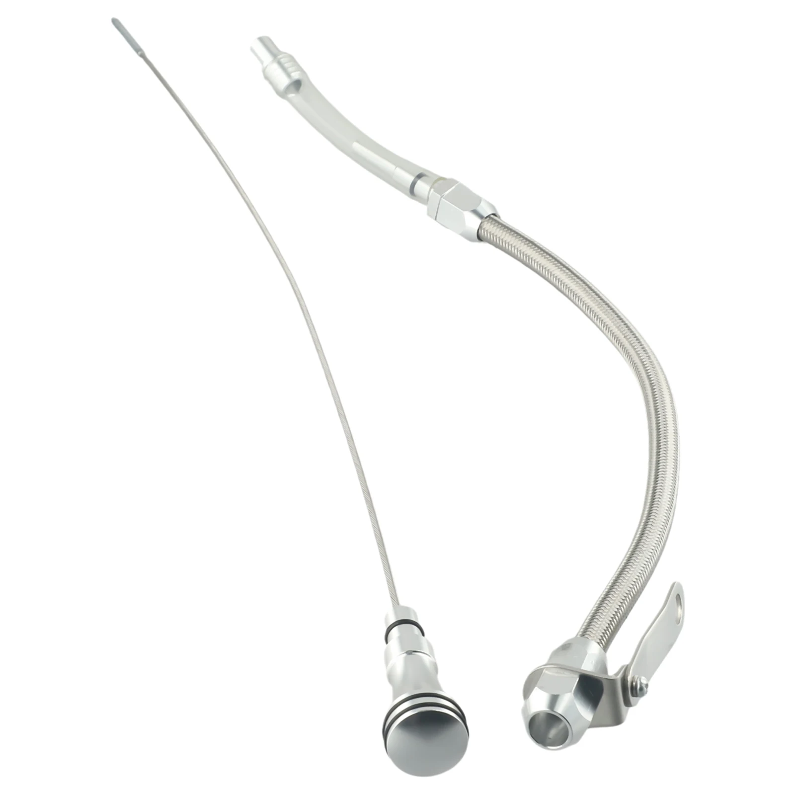 

High Performance Stainless Steel Oil Dipstick for LS Engines Flexibility for Any Exhaust Manifold or Header Setup