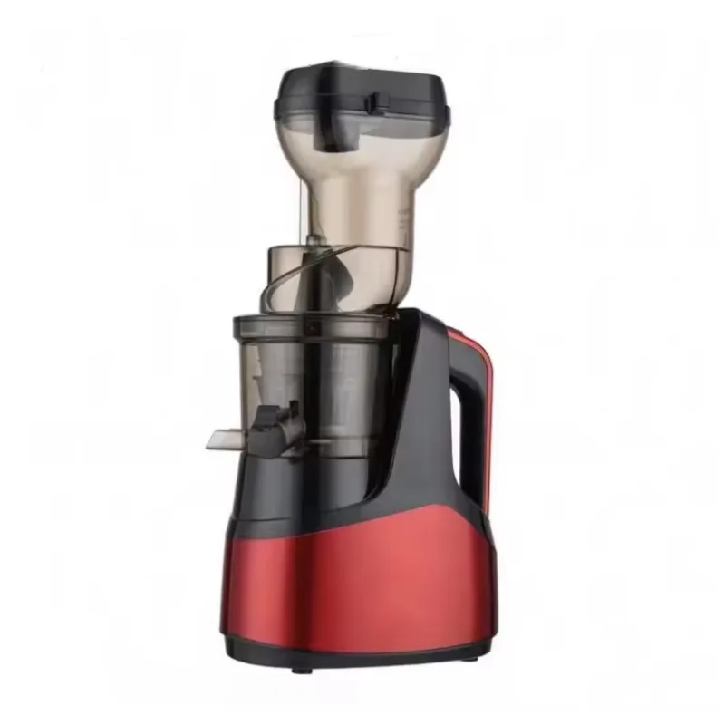 ماكينة صنع العصير بالضغط البارد للفواكه والخضروات بأكملها 43 دورة في الدقيقة محرك تجاري خالي من مادة BPA بفم واسع منزلي كهربائي إسباني