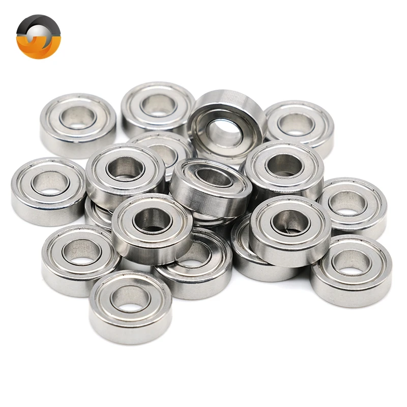 10PCS 698ZZ 8x19x6mm Deep Groove Ball Miniature Mini bearings ABEC-7 698-ZZ 52100 Chrome Steel Material